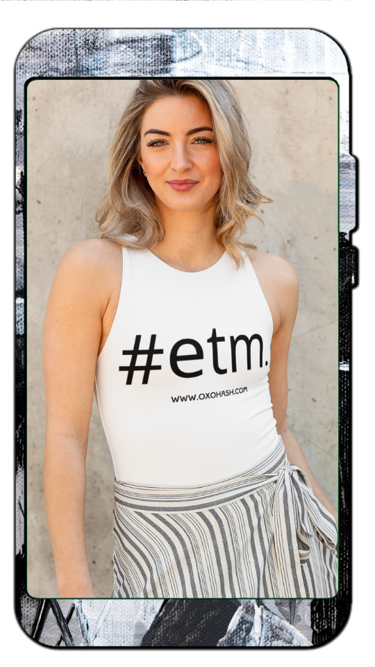 Oxohash #etm. And All That Shit Urban Slang Chic Blond Haired Lady Grey Volkerfon Image