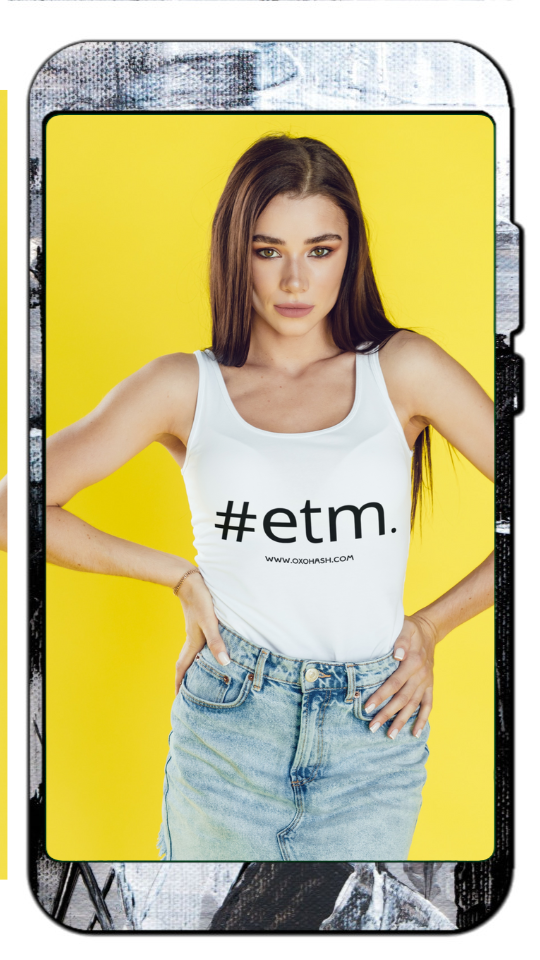 Oxohash #etm. And All That Shit Urban Slang Chic Brunette Young Lady Grey Volkerfon Image